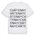 Châtenay ordlek t-shirt