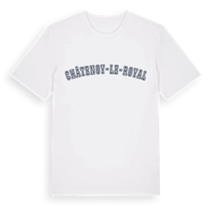 Châtenoy-le-Royal college t-shirt – ekologisk bomull t-shirt från Pinshirt
