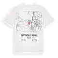 Châtenoy-le-Royal karta t-shirt