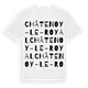 Châtenoy-le-Royal ordlek t-shirt