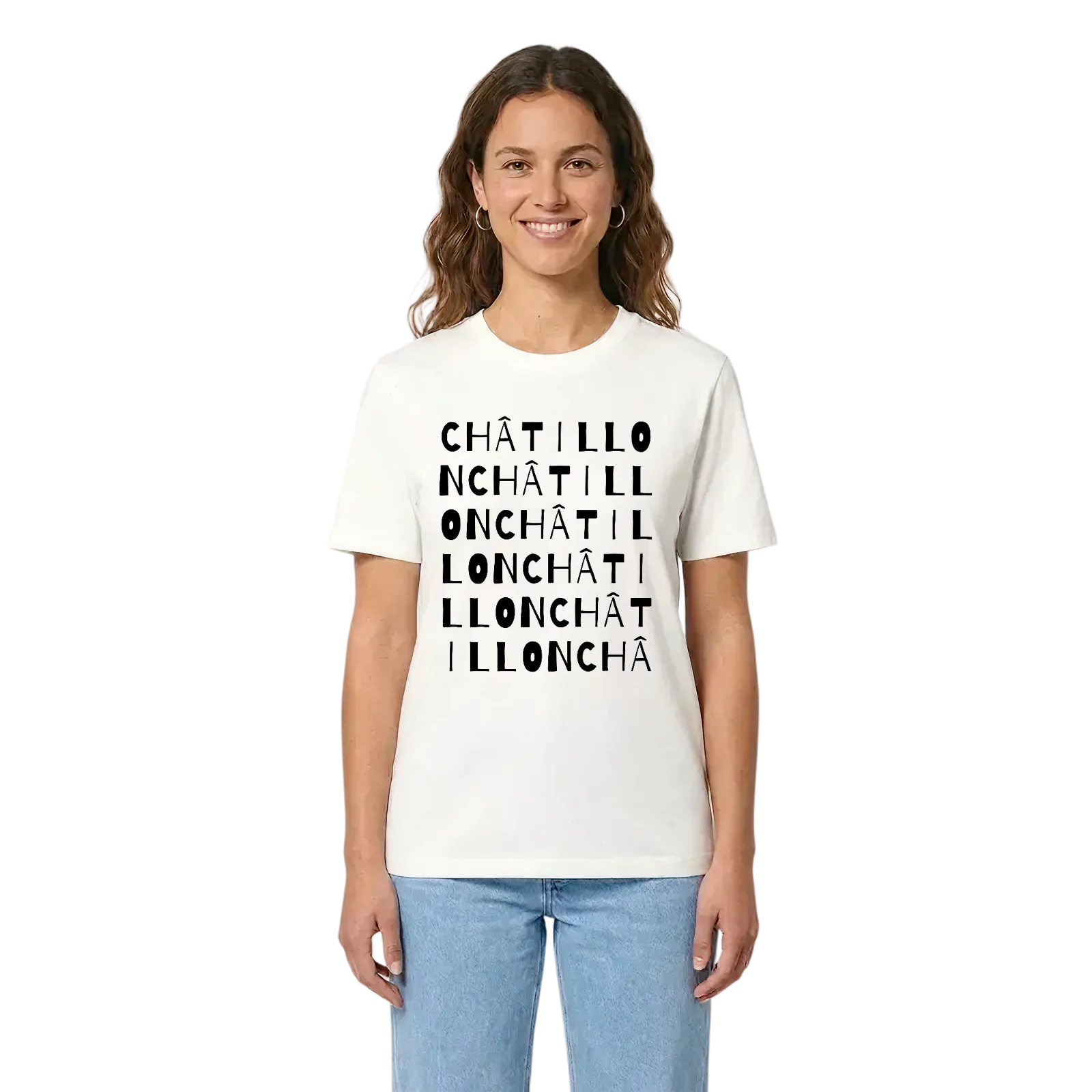 Châtillon ordlek t-shirt – White, i miljö