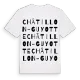 Châtillon-Guyotte ordlek t-shirt