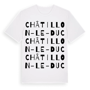 Châtillon-le-Duc ordlek t-shirt – ekologisk bomull t-shirt från Pinshirt