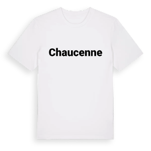Chaucenne fetstil t-shirt – ekologisk bomull t-shirt från Pinshirt