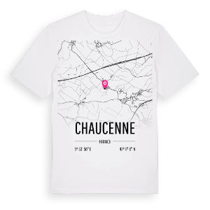 Chaucenne karta t-shirt – ekologisk bomull t-shirt från Pinshirt