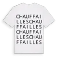 Chauffailles ordlek t-shirt