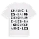 Chaume-lès-Baigneux ordlek t-shirt