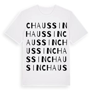 Chaussin ordlek t-shirt – ekologisk bomull t-shirt från Pinshirt