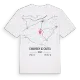 Chauvirey-le-Châtel karta t-shirt