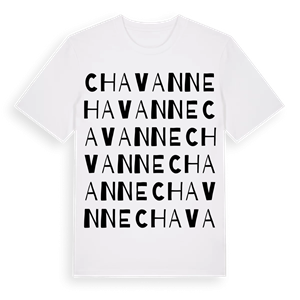 Chavanne ordlek t-shirt – ekologisk bomull t-shirt från Pinshirt