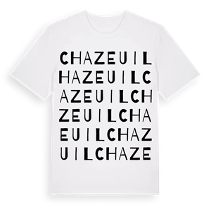 Chazeuil ordlek t-shirt – ekologisk bomull t-shirt från Pinshirt