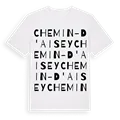 Chemin-d'Aisey ordlek t-shirt
