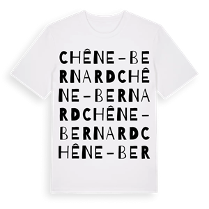 Chêne-Bernard ordlek t-shirt – ekologisk bomull t-shirt från Pinshirt