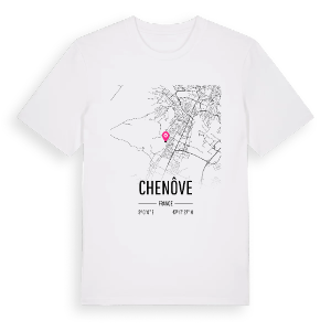 Chenôve karta t-shirt – ekologisk bomull t-shirt från Pinshirt