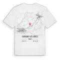 Chevigney-lès-Vercel karta t-shirt