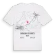 Chevigney-lès-Vercel karta t-shirt