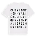 Chevigny-en-Valière ordlek t-shirt