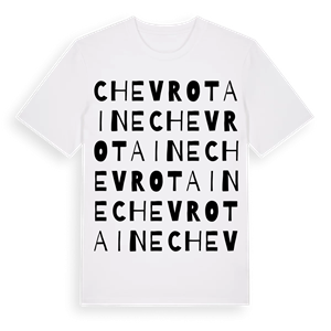 Chevrotaine ordlek t-shirt – ekologisk bomull t-shirt från Pinshirt