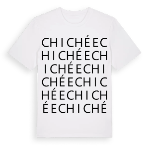 Chichée ordlek t-shirt – ekologisk bomull t-shirt från Pinshirt