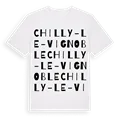 Chilly-le-Vignoble ordlek t-shirt
