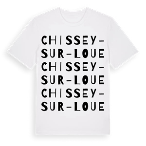 Chissey-sur-Loue ordlek t-shirt – ekologisk bomull t-shirt från Pinshirt