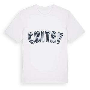 Chitry college t-shirt – ekologisk bomull t-shirt från Pinshirt