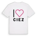 Jag älskar Ciez t-shirt stort tryck