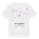 Cirey-lès-Pontailler karta t-shirt