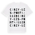 Cirey-lès-Pontailler ordlek t-shirt