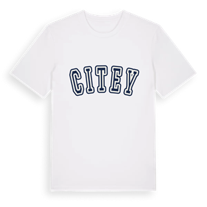 Citey college t-shirt – ekologisk bomull t-shirt från Pinshirt