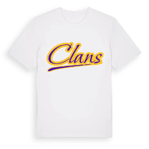Clans baseball t-shirt – ekologisk bomull t-shirt från Pinshirt