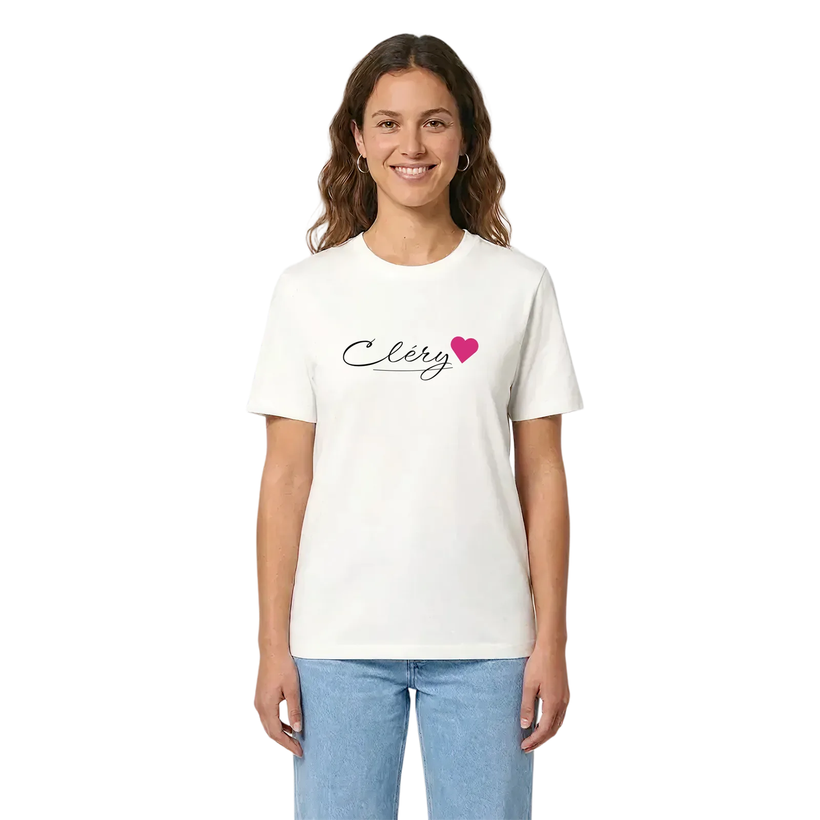 Cléry hjärta t-shirt – White, i miljö
