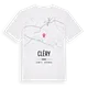 Cléry karta t-shirt
