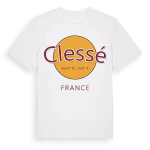 Clessé cirkel t-shirt – ekologisk bomull t-shirt från Pinshirt