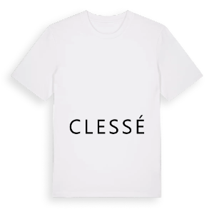 Jag älskar Clessé t-shirt stort tryck – ekologisk bomull t-shirt från Pinshirt