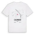 Colombier karta t-shirt
