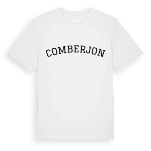 Comberjon böjd t-shirt – ekologisk bomull t-shirt från Pinshirt