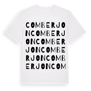 Comberjon ordlek t-shirt – ekologisk bomull t-shirt från Pinshirt