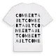 Combertault ordlek t-shirt