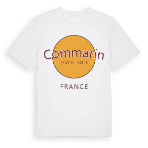 Commarin cirkel t-shirt – ekologisk bomull t-shirt från Pinshirt