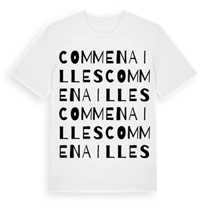 Commenailles ordlek t-shirt – ekologisk bomull t-shirt från Pinshirt