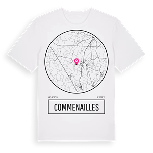 Commenailles t-shirt – ekologisk bomull t-shirt från Pinshirt