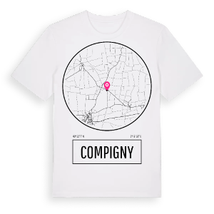 Compigny t-shirt – ekologisk bomull t-shirt från Pinshirt
