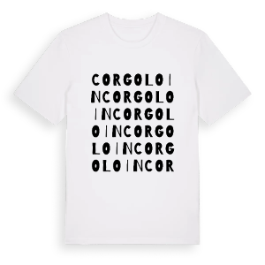 Corgoloin ordlek t-shirt – ekologisk bomull t-shirt från Pinshirt