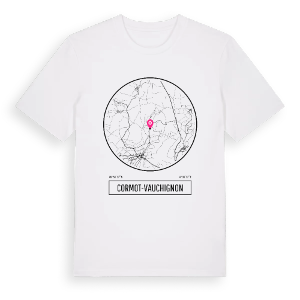Cormot-Vauchignon t-shirt – ekologisk bomull t-shirt från Pinshirt