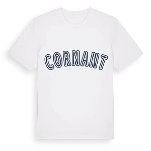 Cornant college t-shirt – ekologisk bomull t-shirt från Pinshirt