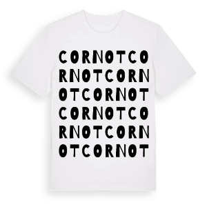 Cornot ordlek t-shirt – ekologisk bomull t-shirt från Pinshirt