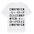Corpoyer-la-Chapelle ordlek t-shirt