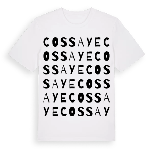 Cossaye ordlek t-shirt – ekologisk bomull t-shirt från Pinshirt