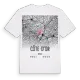Côte-d'Or karta t-shirt